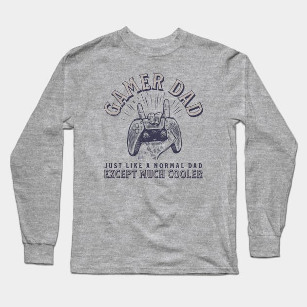 Gamer Dad Long Sleeve T-Shirt by Issho Ni